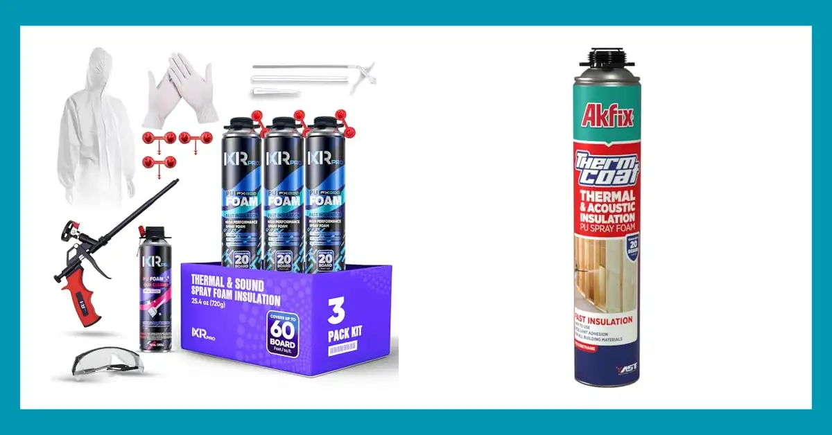 Top 10 Best 1200 Board Foot Closed Cell Spray Foam Kits Reviewed