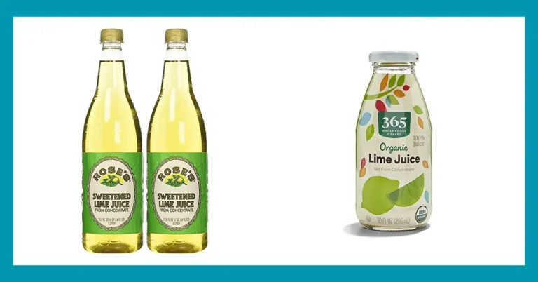 Top 10 Best Bottled Lime Juice for Cocktails Reviewed